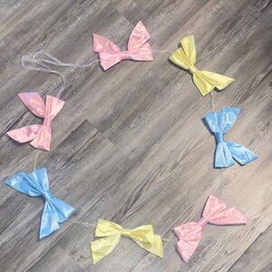 NWOT EASTER Spring Bows Garland